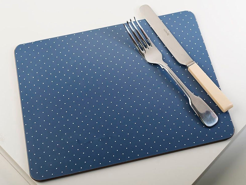 290 x 215mm Katie Alice Vintage Indigo Pack Of 6 Premium Placemats