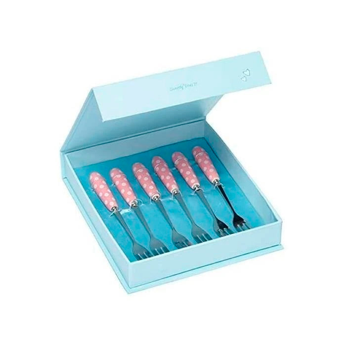 Sweetly Does It Deluxe Ceramic Handled Cake Forks