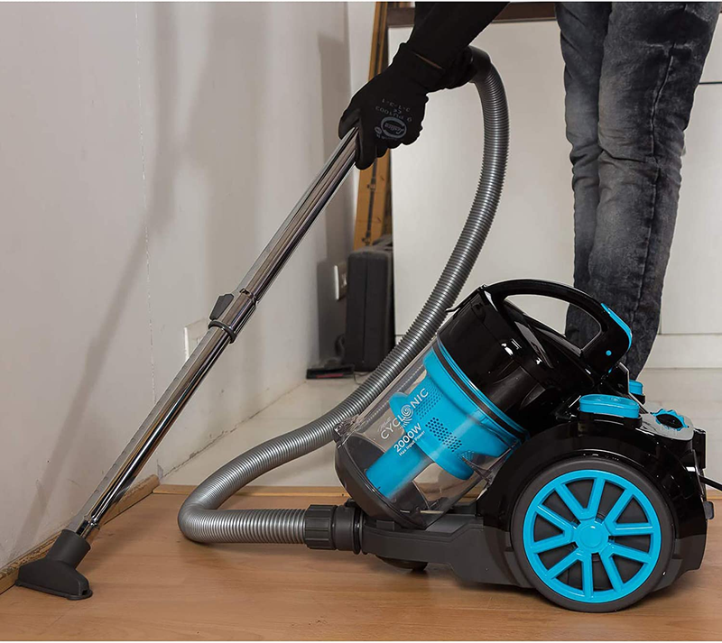 1800W Bagless Cyclonic Canister Vacuum