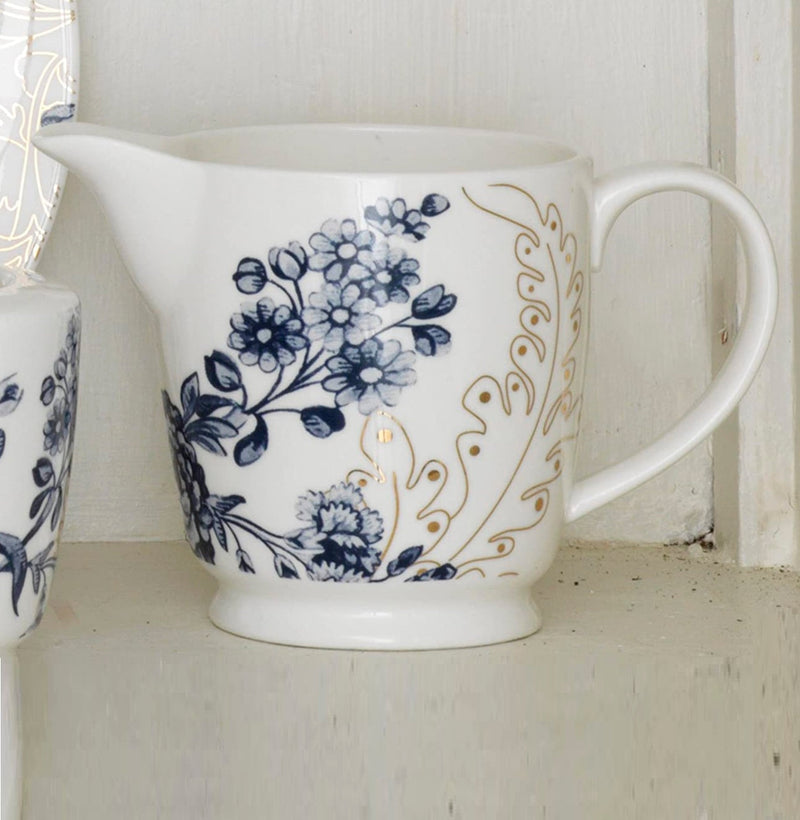 V&A Palmers Silk FINE CHINA CREAMER Milk Jug