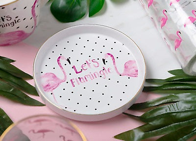 Creative Tops Ava & I Flamingo Round Trinket Dish