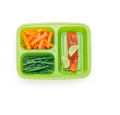 KitchenCraft Healthy Eating 5-Pack Portion Control Lunch Boxes with Compartments