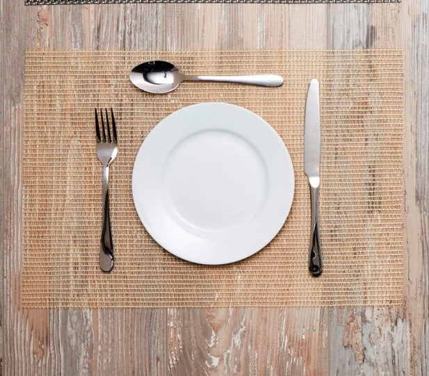 KitchenCraft Woven Metallic Gold Placemat