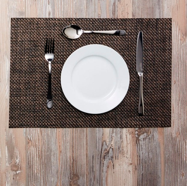KITCHENCRAFT WOVEN PLACEMAT - METALLIC BRONZE