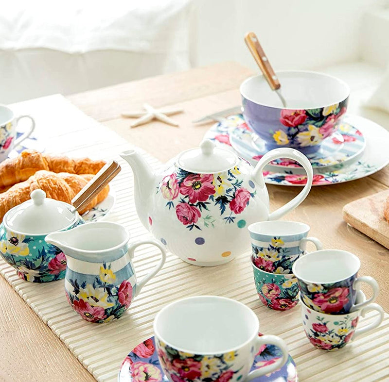 Mikasa Clovelly Porcelain 1 Litre Teapot
