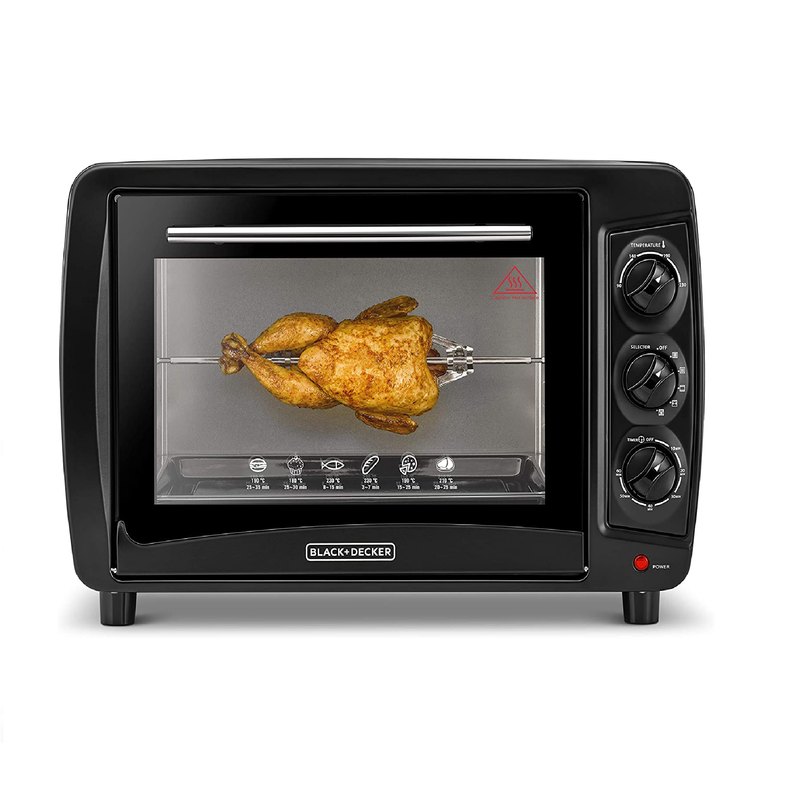Black+Decker 35L Double Glass Multifunction Toaster Oven