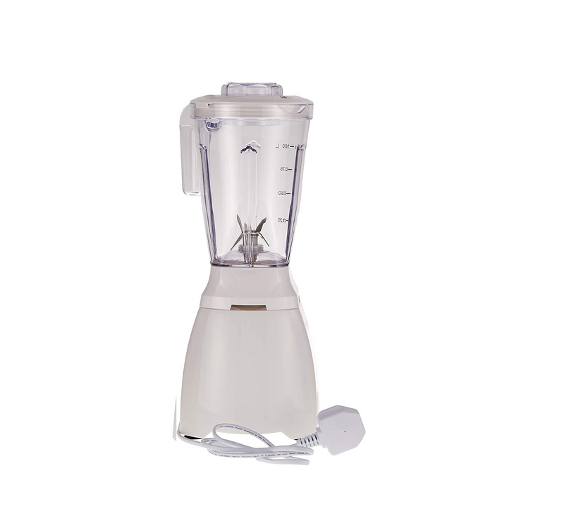 Black+Decker 400W Blender with Grinder, White