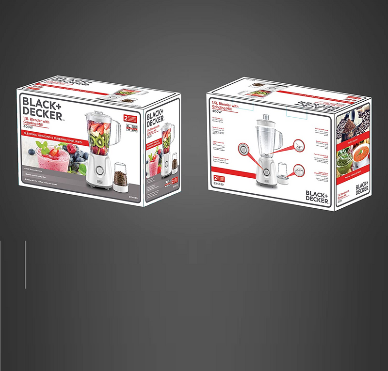 400W Blender With Grinder Mill