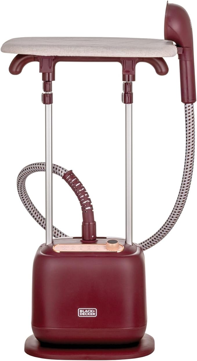 BLACK+DECKER VERTICAL DIGITAL GARMENT STEAMER, TWIN POLE, 2400W, 6 LEVELS - GSTD2450-B5