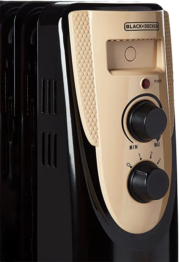 BLACK & DECKER 7 FIN OIL RADIATOR HEATER OR070D-B5 1500W