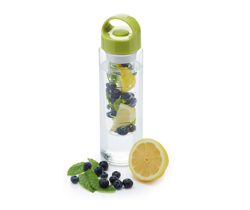 Healthy Eating 500ml Infuser Water Bottle, Sleeved