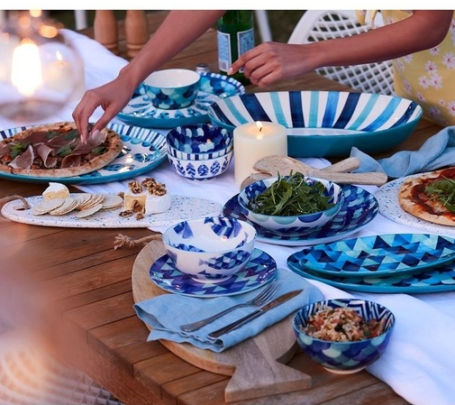 Maxwell & Williams Reef Dinner Plate - Scales