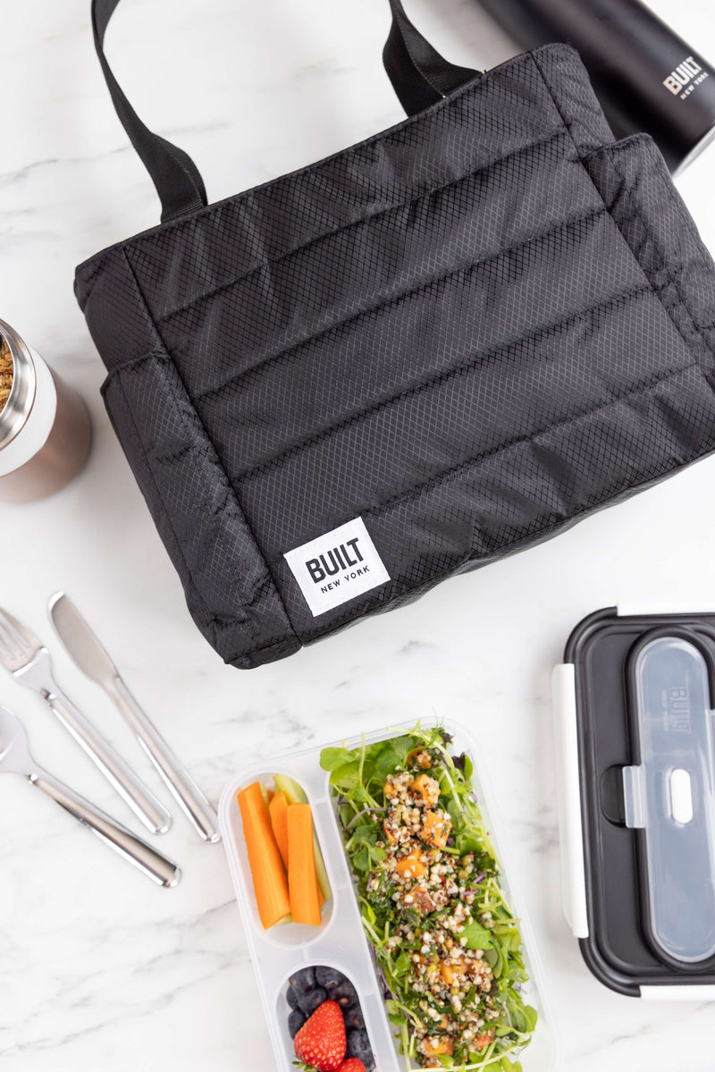 BUILT Insulated Tote Lunch Bag - Black