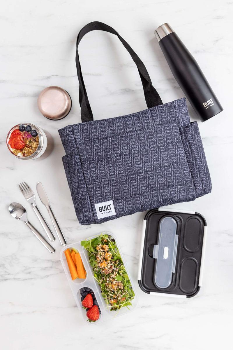 BUILT Insulated Tote Lunch Bag - Slate