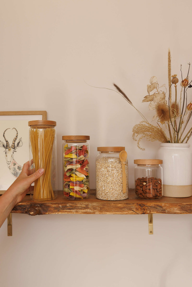Industrial Kitchen Glass Storage Jar - Small