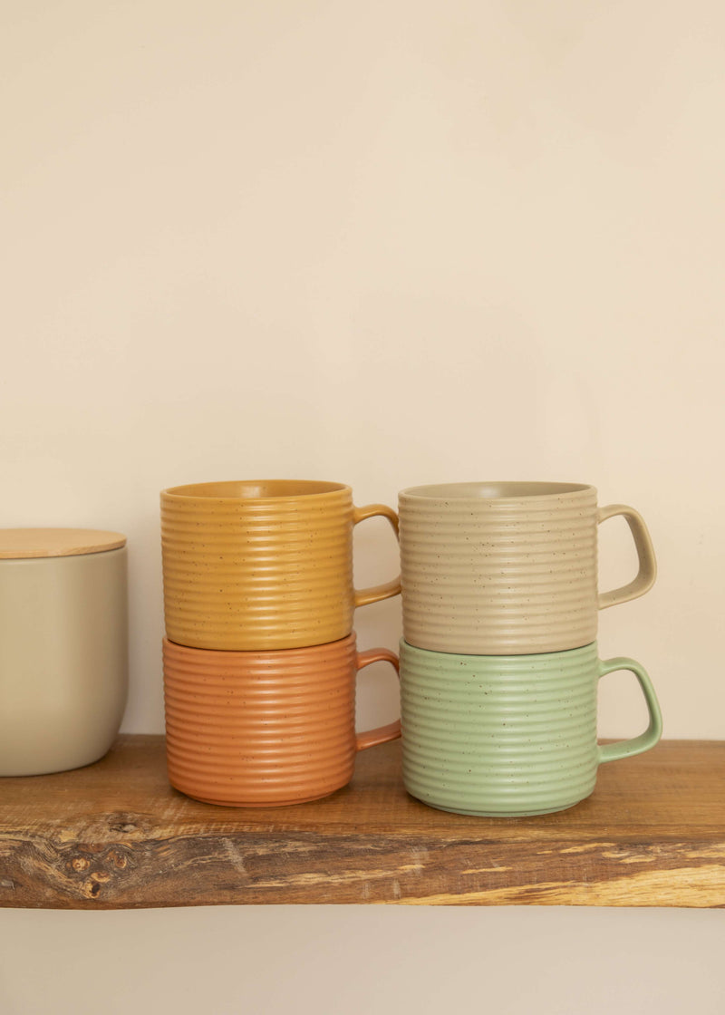 Industrial Kitchen Set of 4 Mugs