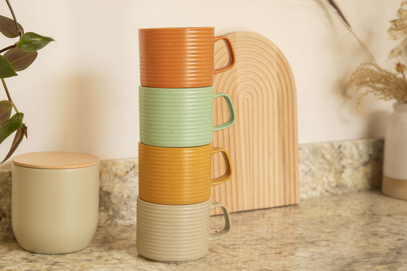 Industrial Kitchen Set of 4 Mugs