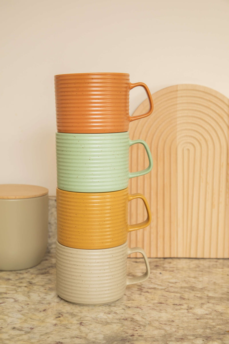 Industrial Kitchen Set of 4 Mugs