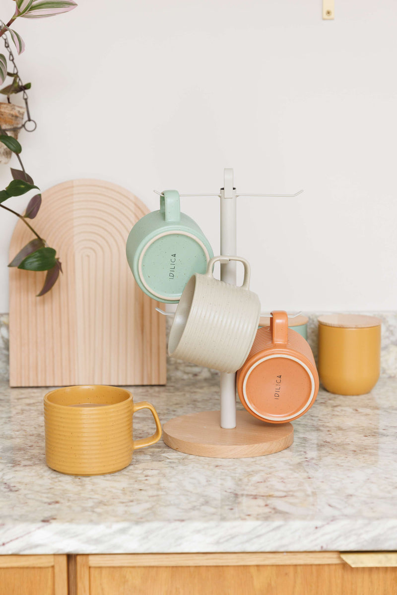 Industrial Kitchen Set of 4 Mugs