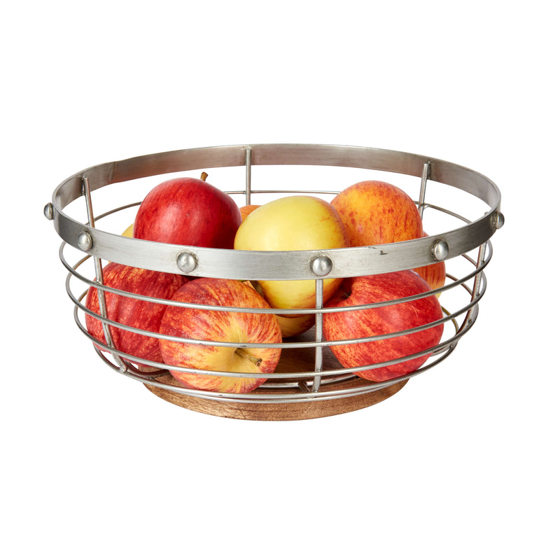 Industrial Kitchen Fruit Basket – Open Wire
