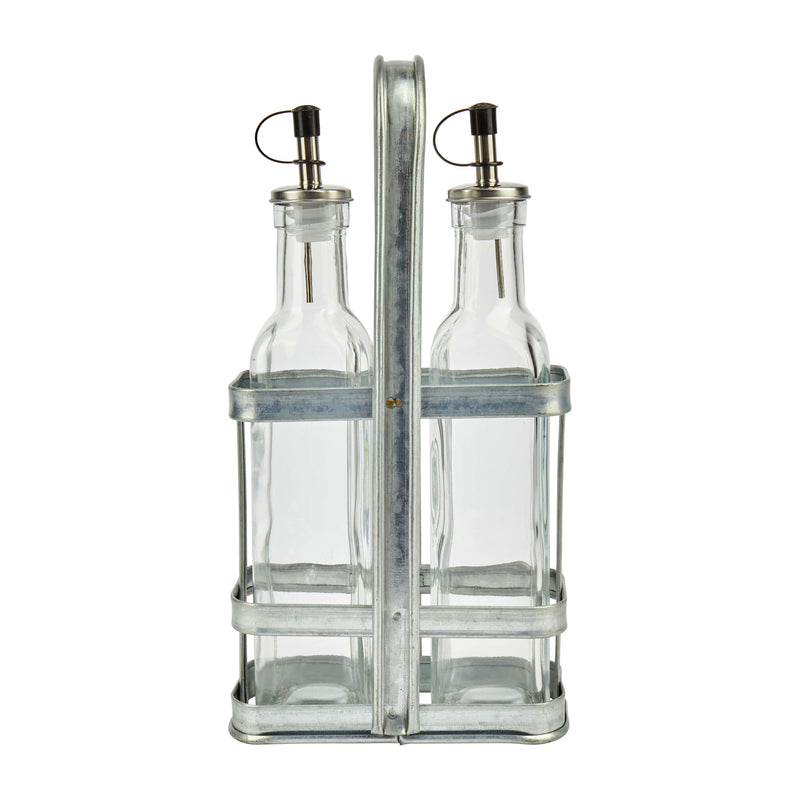 Industrial Kitchen Oil & Vinegar Dispenser Set (2-Piece)