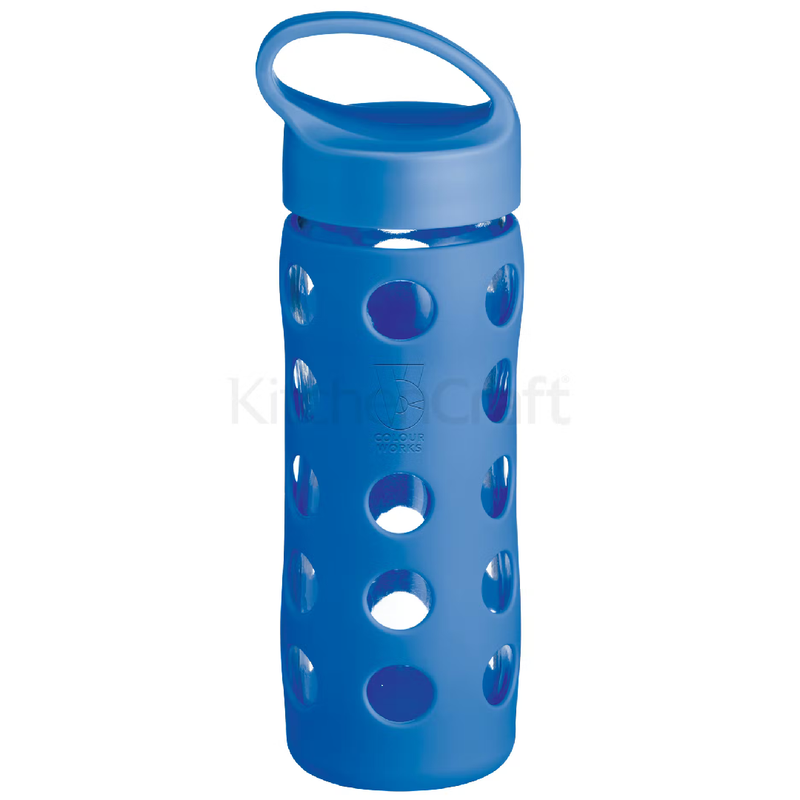 Colourworks Display of 12 450ml Glass Drinks Bottles