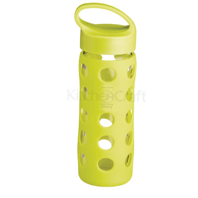 Colourworks Display of 12 450ml Glass Drinks Bottles