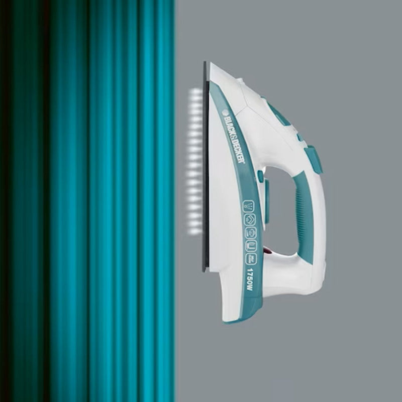 BLACK & DECKER 1750W STEAM IRON CERAMIC COATED SOLEPLATE X1600-B5