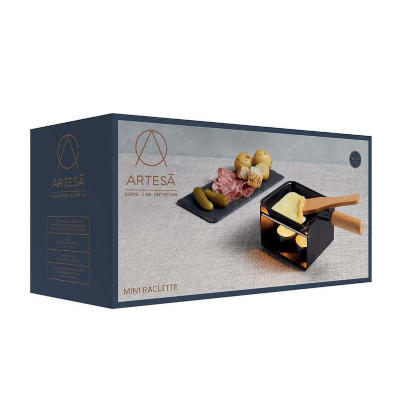 KitchenCraft Artesa Mini Raclette Pan & Grill Set – 5 Piece