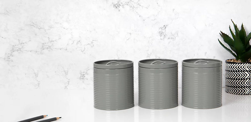 KitchenCraft 3‑Piece Storage Canister Set