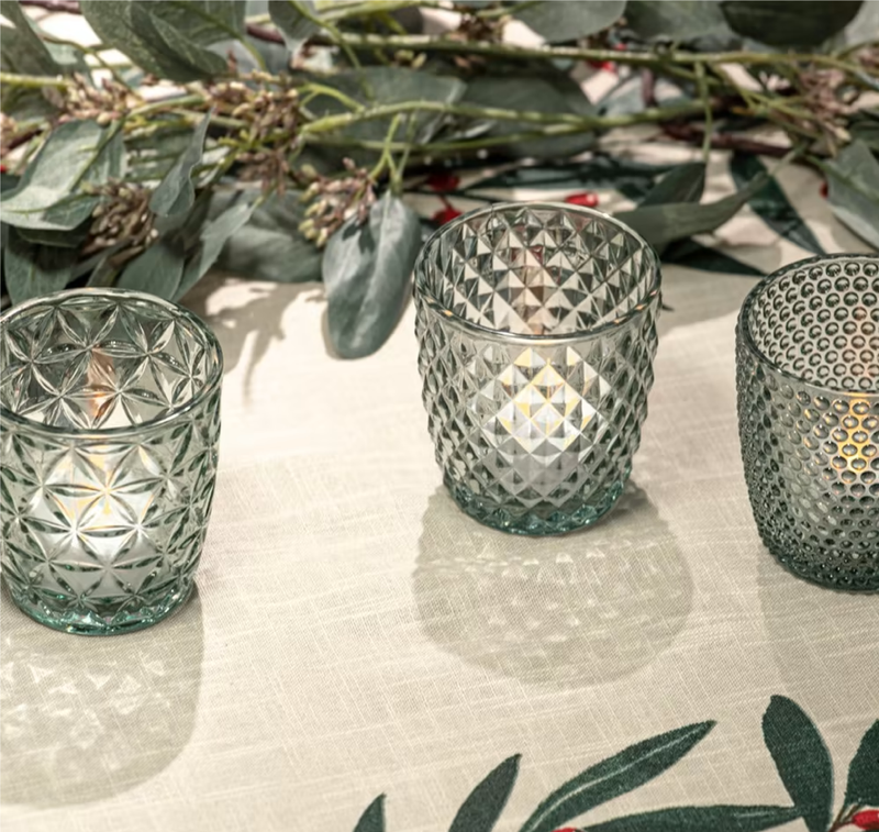 TWINKLE 3PK JADEITE TEALIGHT