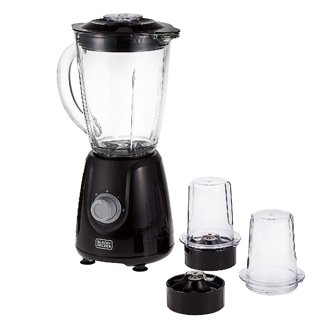 400W Glass Jar Blender with 2 Mills