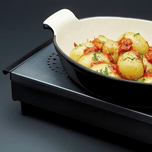 Professional Triple Table-Top Tea Light Food/Plate Warmer Carbon