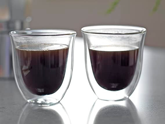 La Cafetiere Jack Double Wall Insulated Espresso Glasses 60ml Set Of 4 CA880406 La Cafetiere Jack Double Wall Insulated Espresso Glasses 60ml Set Of 4 CA880406