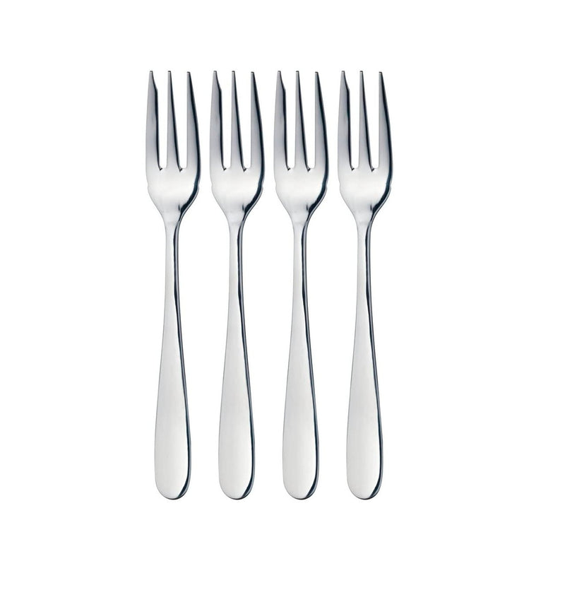 Masterclass Solid Stainless Steel Set of 4 Pastry Forks