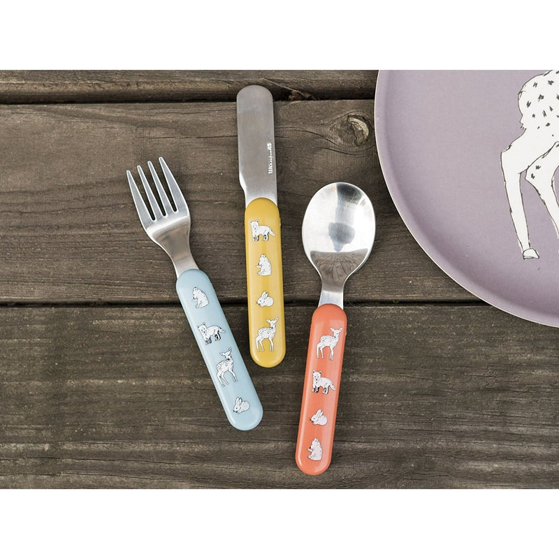 Creative Tops Into The Wild Little Explorer 3Pc Kids Cutlery Set