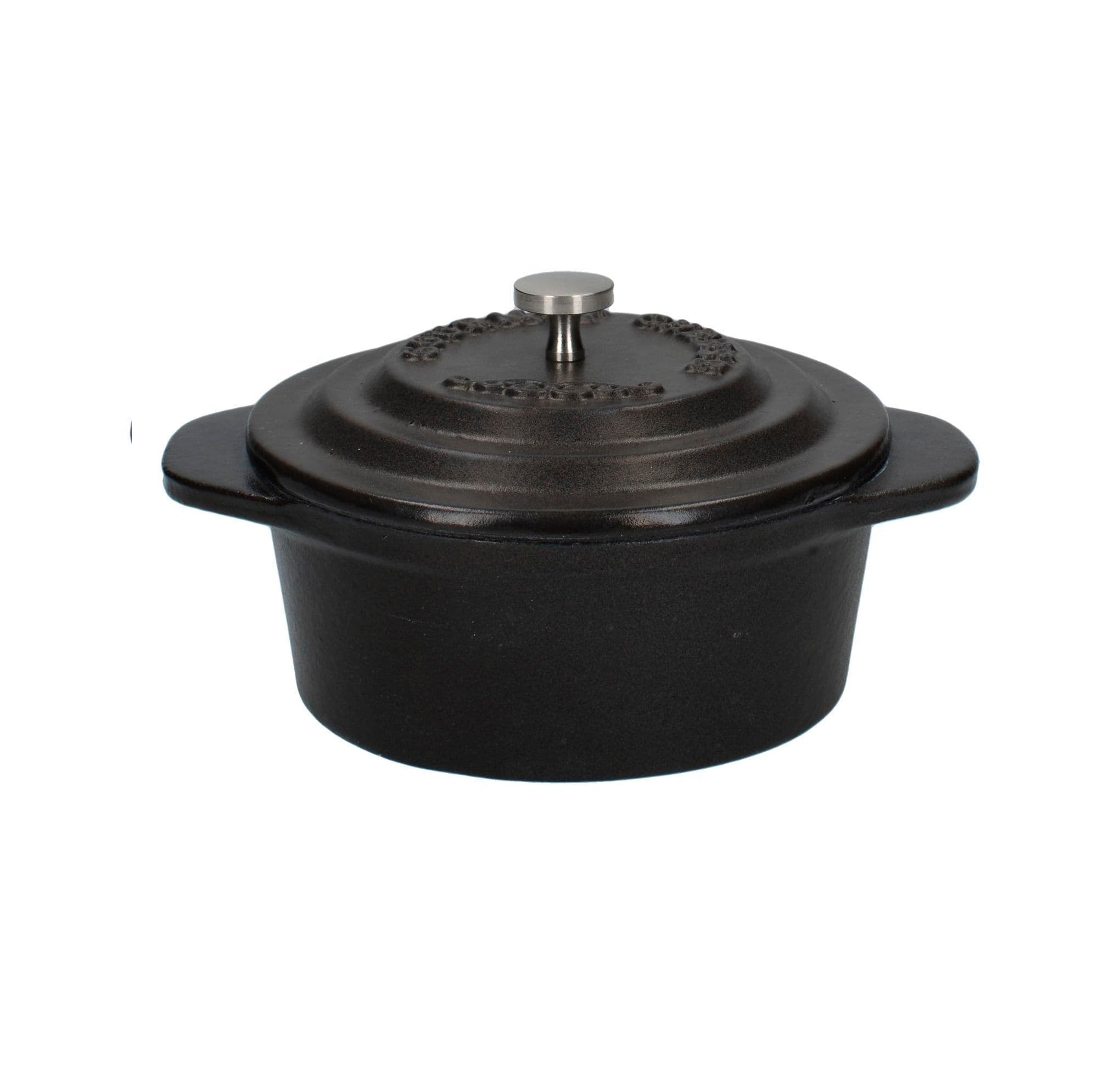 Creative Tops Gourmet Cheese Cast Iron Baker Black