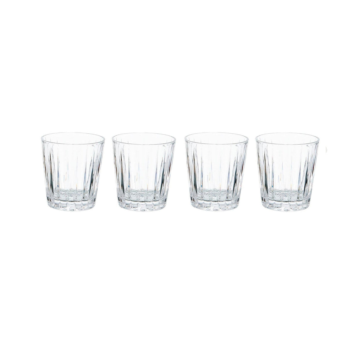 Mikasa Revel Set Of 4 12Oz Double Old Fashioned Glasses