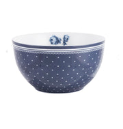 1Pcs Katie Alice Vintage Indigo Spot Cereal Bowl