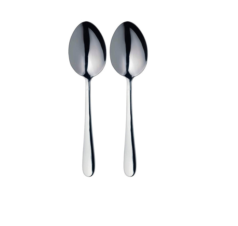 KitchenCraft MasterClass Stainless Steel Serving Spoons 23.5 cm - Set of 2