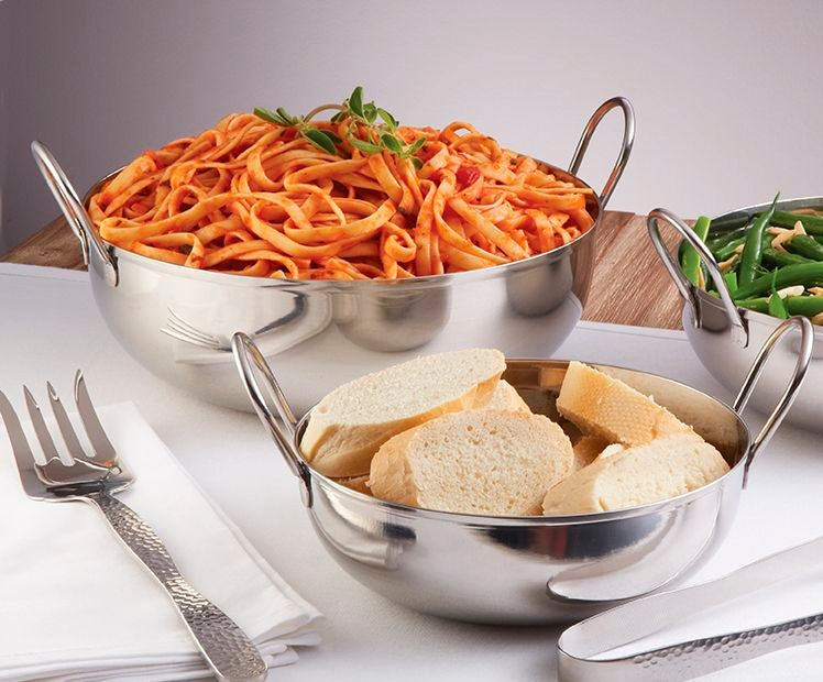 Kitchen Craft World of Flavours Indian 19cm Balti Dish - Stainless Steel