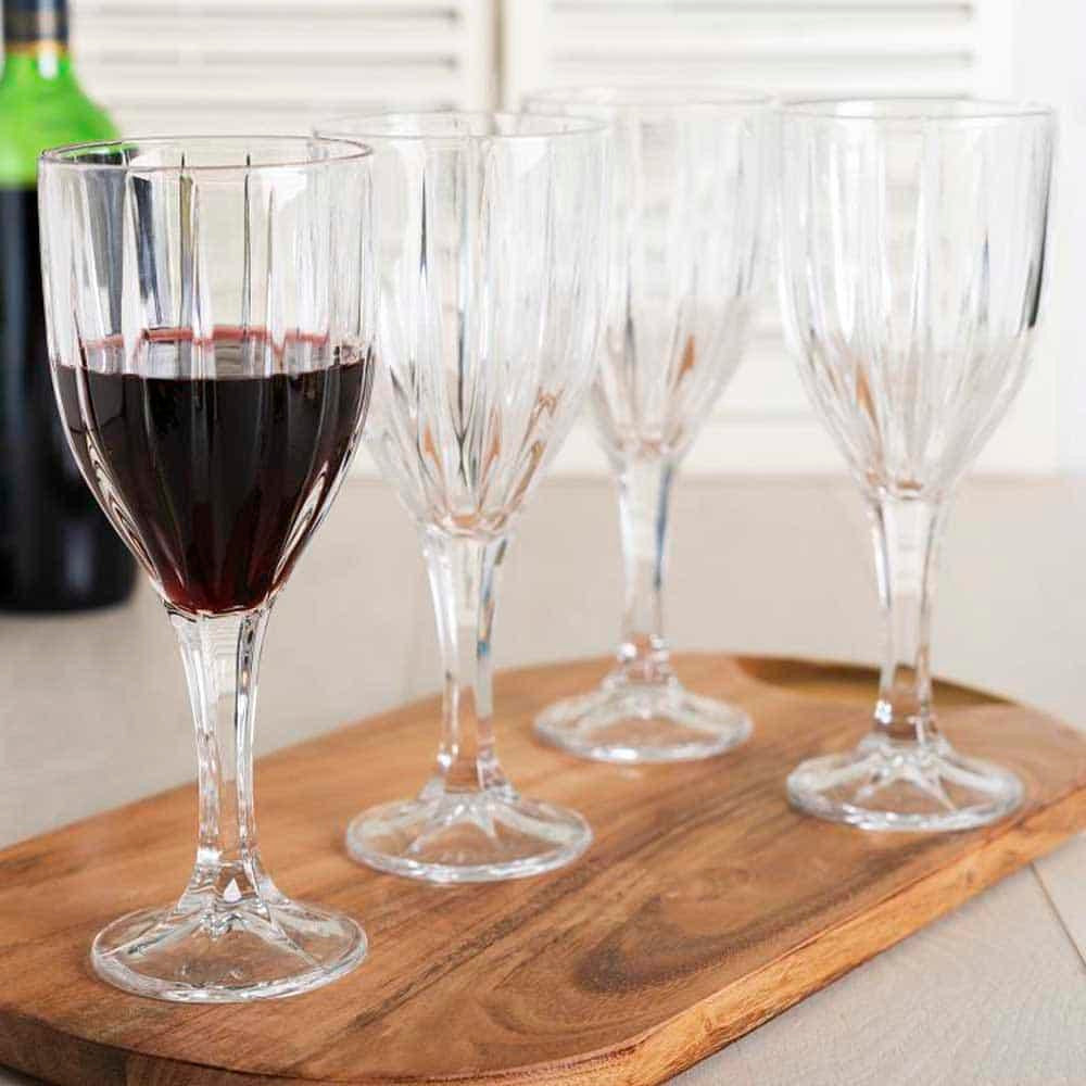 Mikasa Revel Set Of 4 9Oz Goblets Mikasa Revel Set Of 4 9Oz Goblets