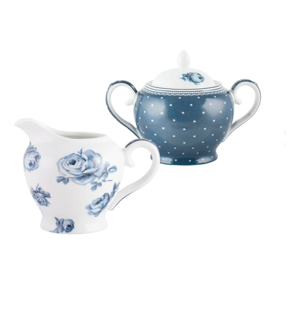 Katie Alice Vintage Indigo Sugar And Creamer Set