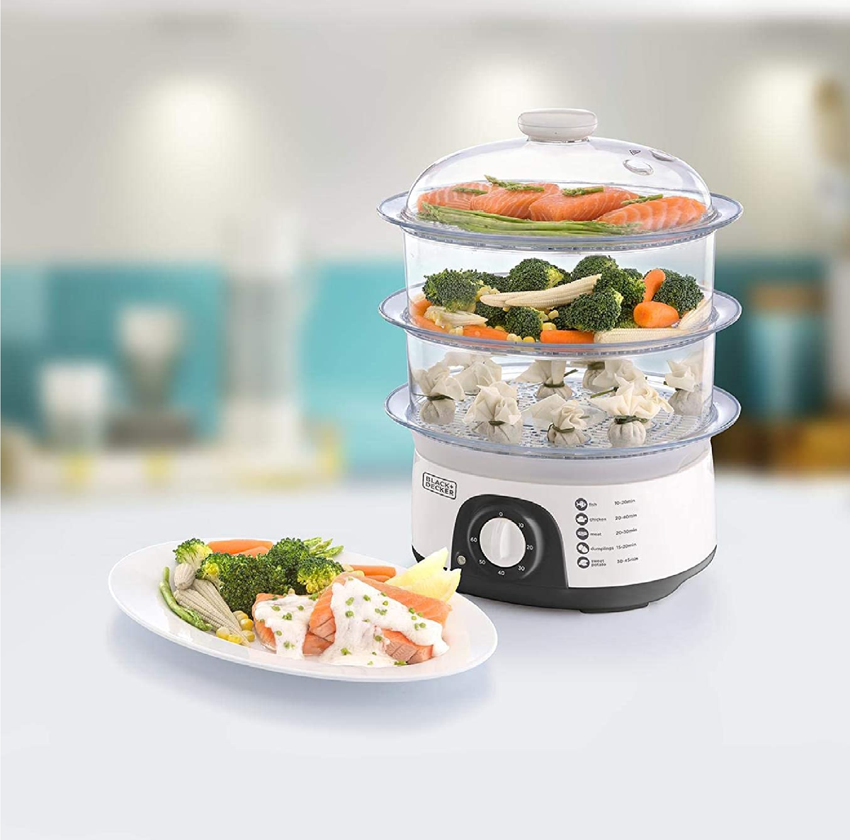 775 W - 3 Tier Food Steamer
