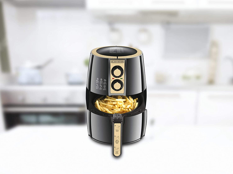 Air Fryer Rapid Air Convection Technology Digital Control Panel 1500W 4L