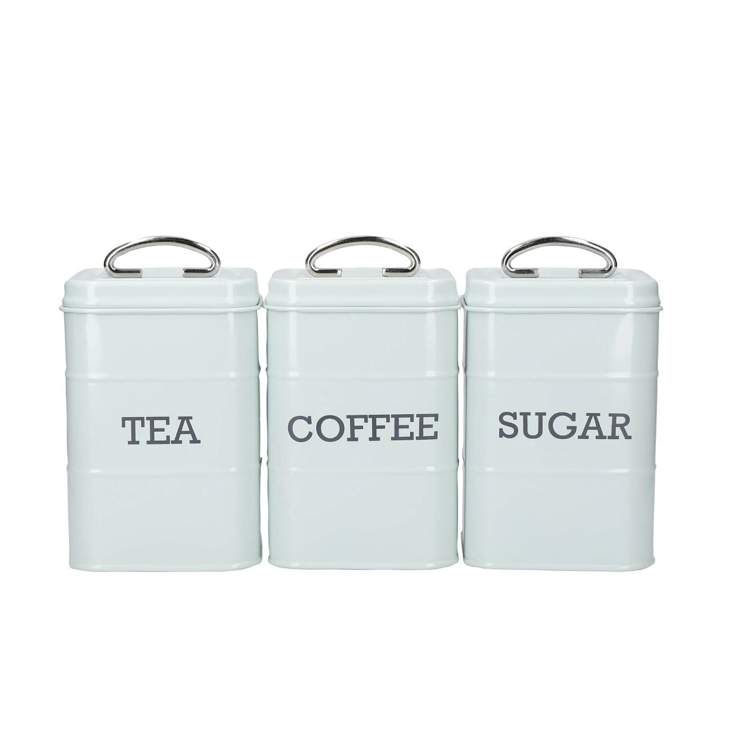 Living Nostalgia 3 Piece Canister Set - Vintage Blue