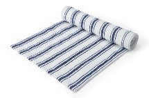 Mikasa Navy Stripe Linen-Blend Table Runner – 230 × 34 cm