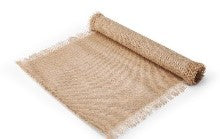 Mikasa Frayed Jute Table Runner – Natural (230 × 33 cm)