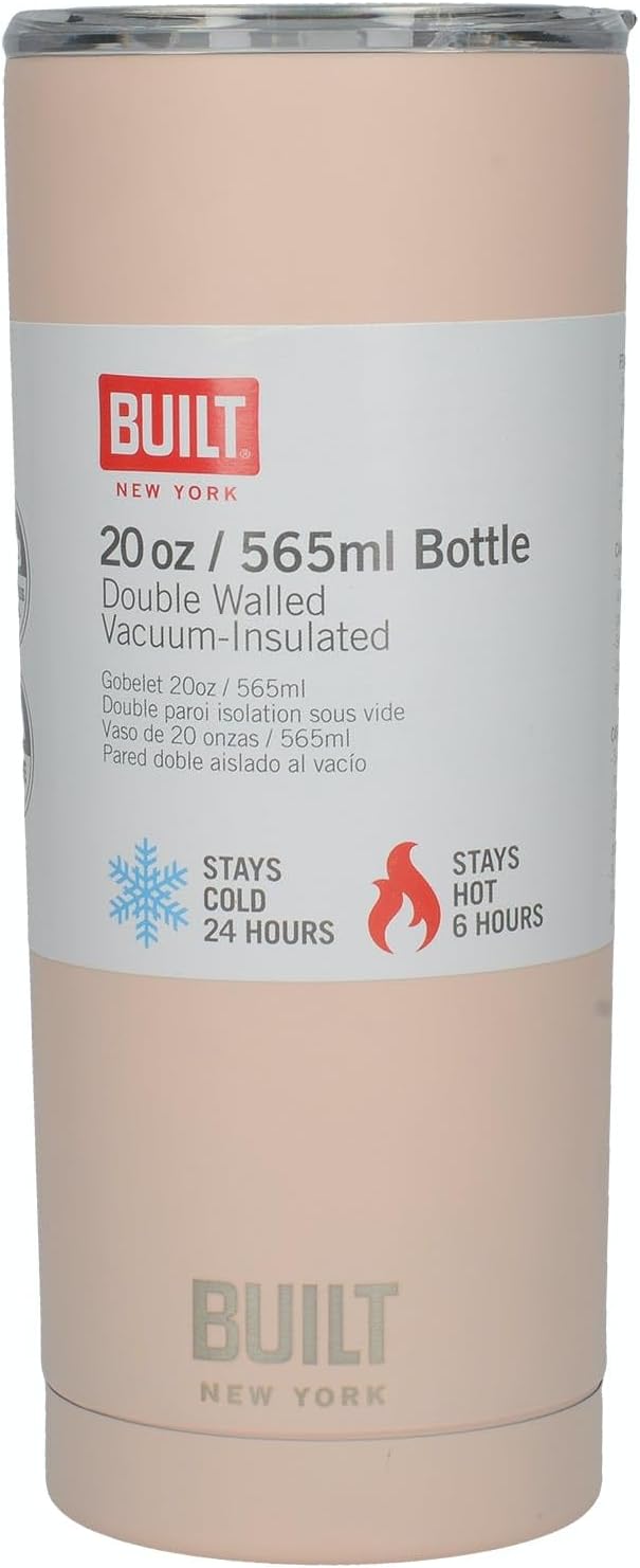 BUILT Thermal Travel Mug - Pale Pink (20 oz)