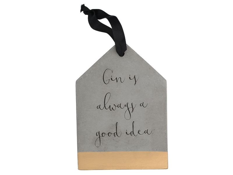 Creative Tops Ava & I Concrete House Hanging Sign